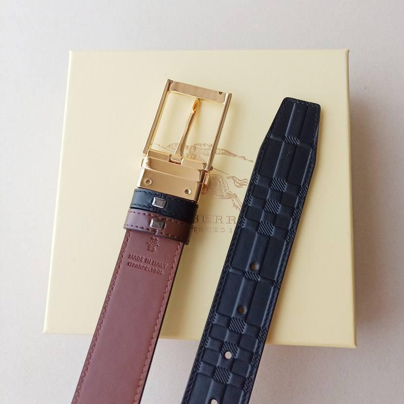 Burberry Leather Vintage Belt 'Black' - SleekGait