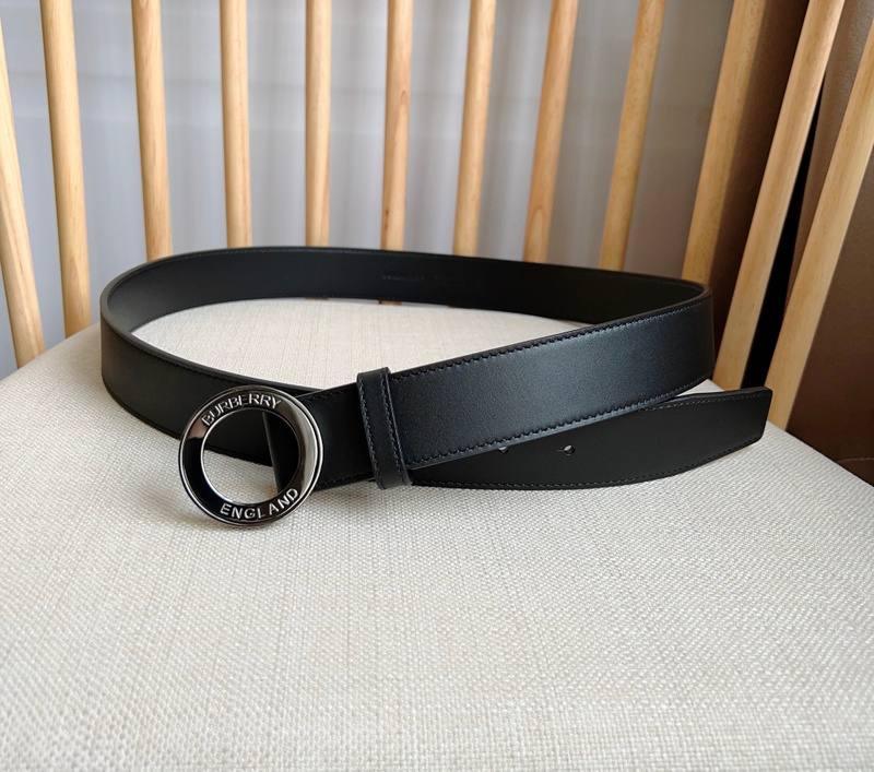 Burberry Leather Vintage Belt 'Black' - SleekGait