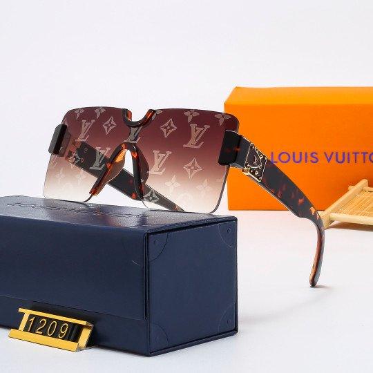 LV - Large Frame Watermark Neutral Eyewear - SleekGait