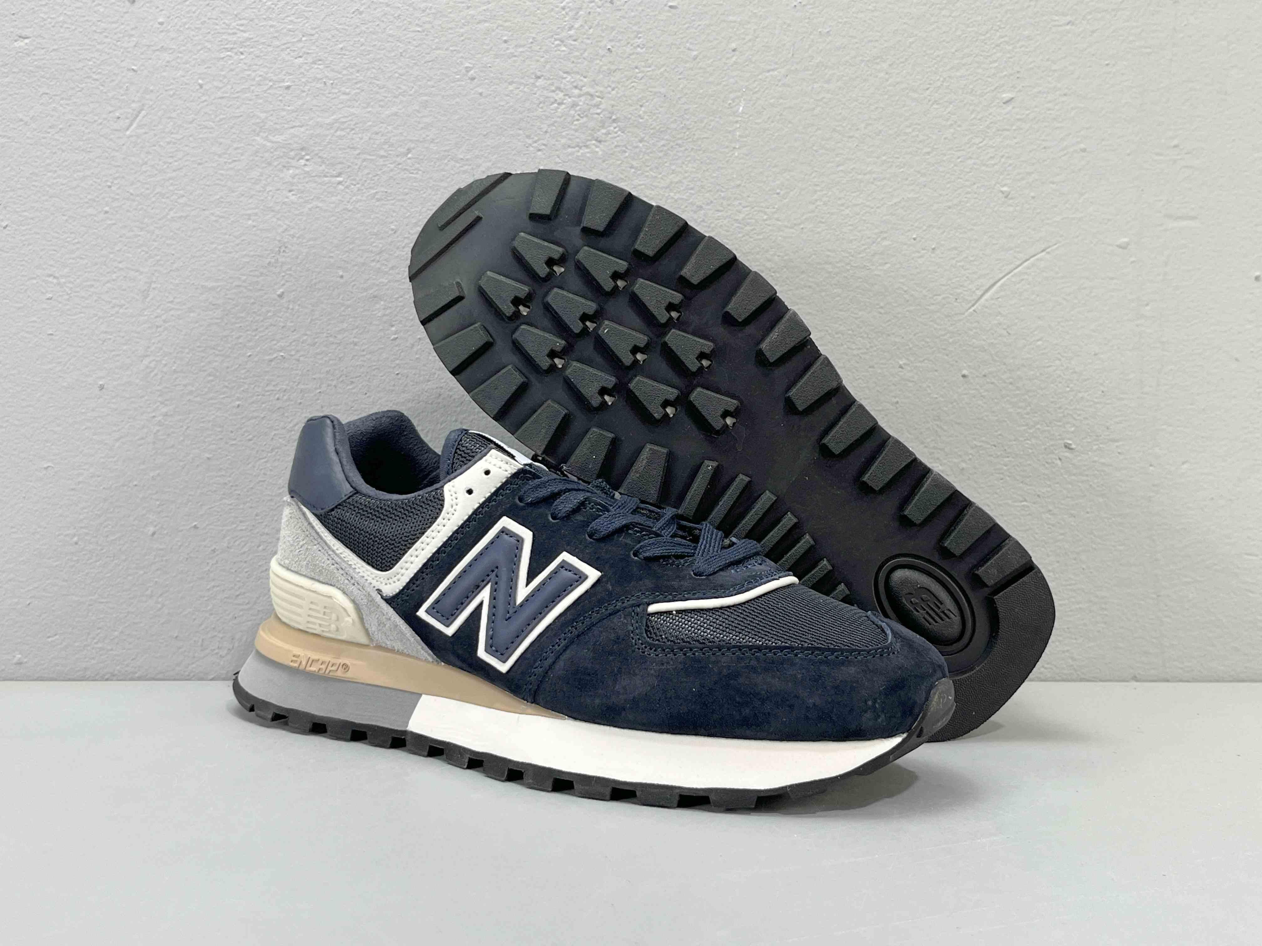 New Balance 574 Blue Gray - SleekGait