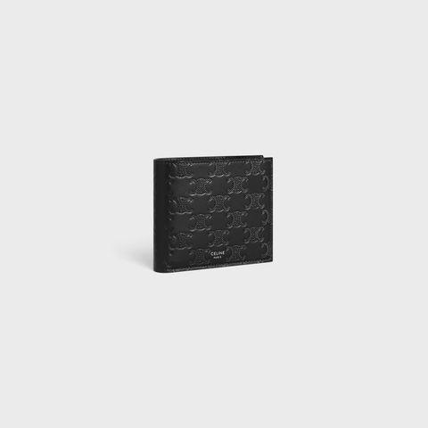 CELINE Mini Engraved Wallet with Coin Pocket - 11.5x10x2cm - SleekGait