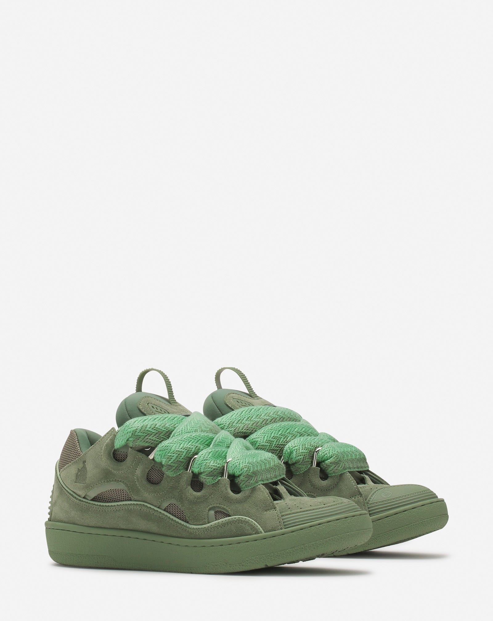 Lanvin CURB LEATHER SNEAKERS