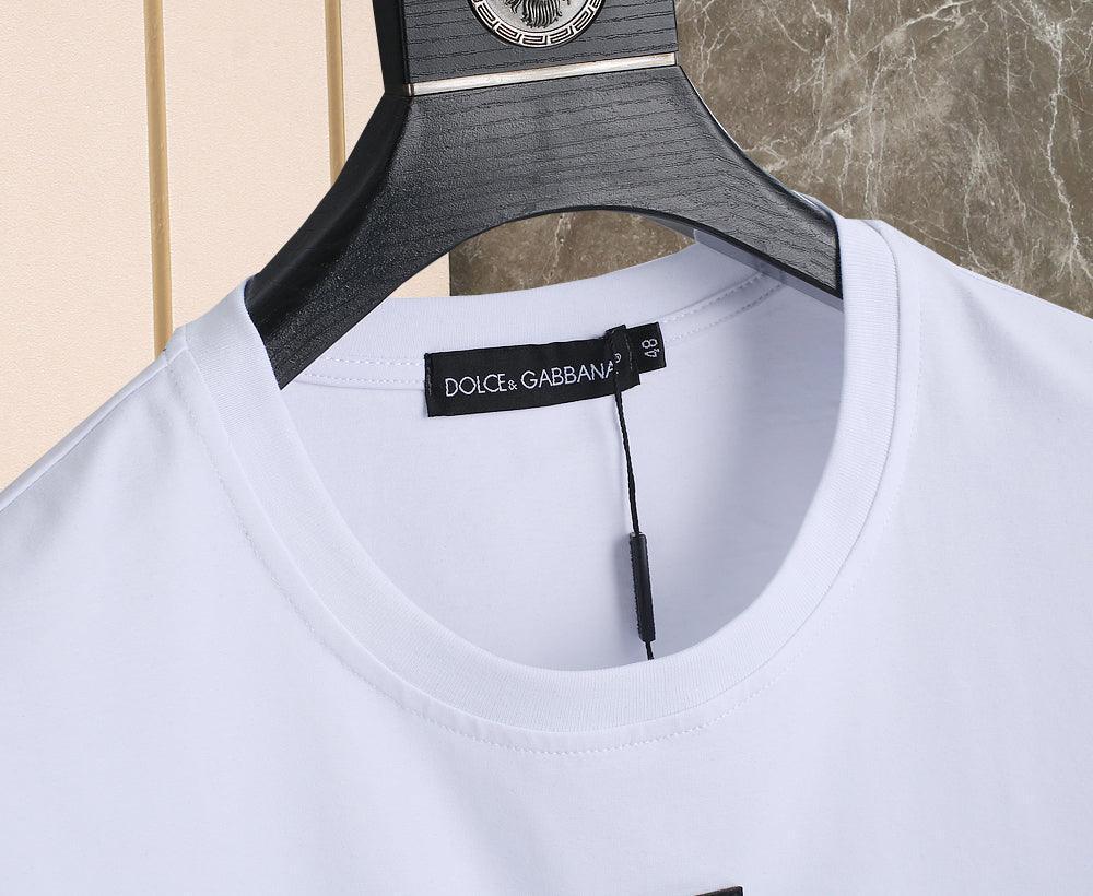 Dolce & Gabbana T-Shirt Without Collar 'White' - SleekGait