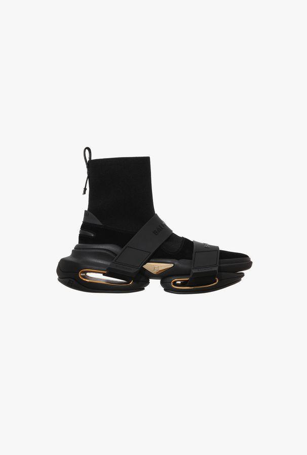 BALMAIN - HIGH TOP LEATHER SNEAKERS - SleekGait