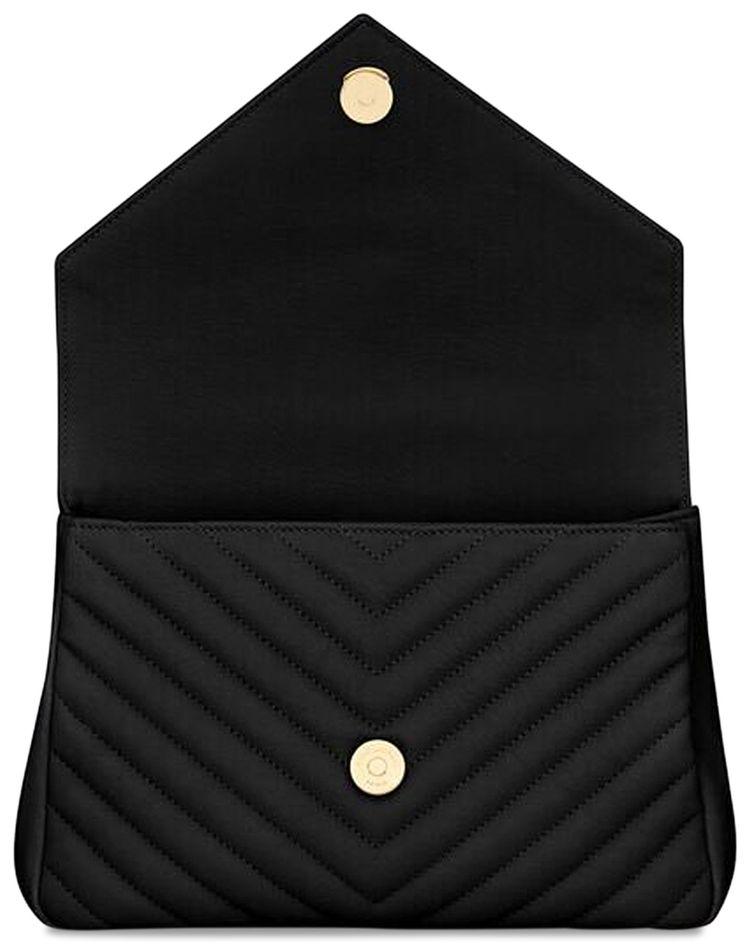 SAINT LAURENT MEDIUM COLLEGE SHOULDER BAG 'BLACK' - SleekGait