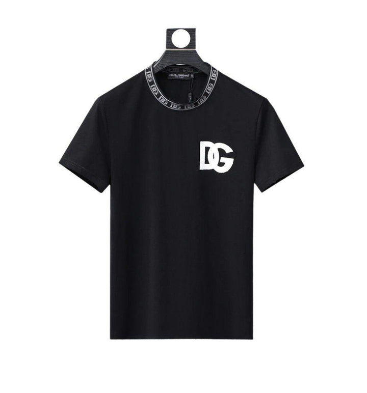 Dolce & Gabbana T-Shirt Without Collar 'Black & White' - SleekGait