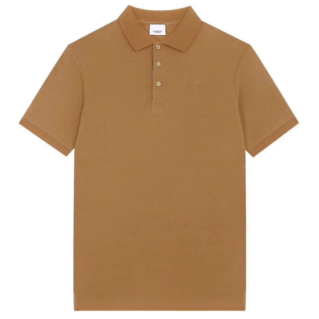 Burberry Brown T-Shirt With Collar - SleekGait