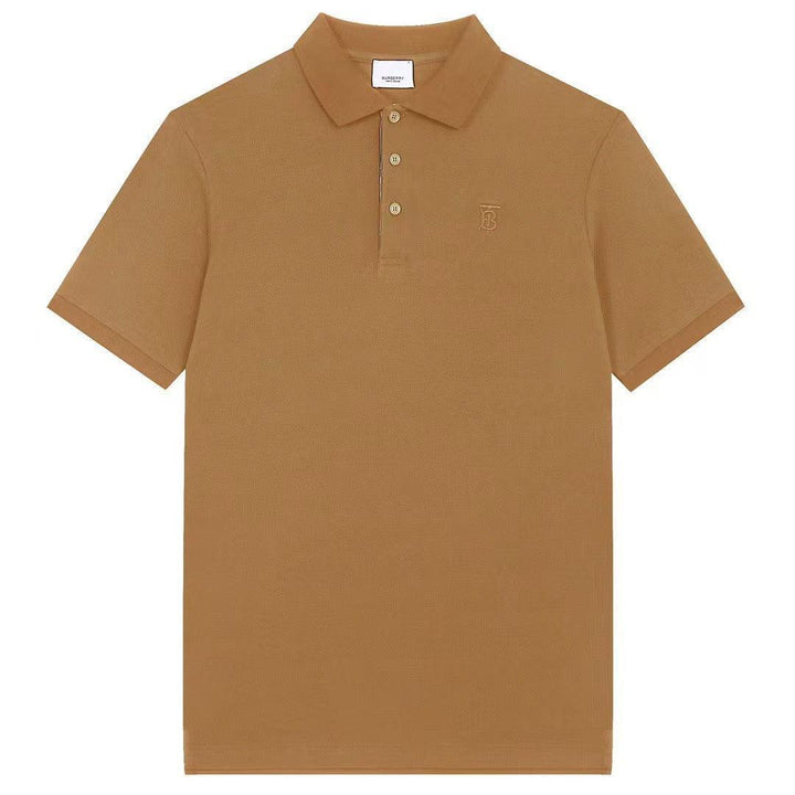 Burberry Brown T-Shirt With Collar - SleekGait