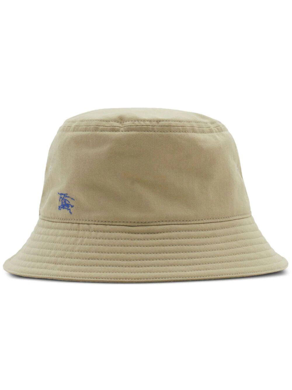 BURBERRY Elegant Beige Cotton Bucket Hat for Men - SleekGait