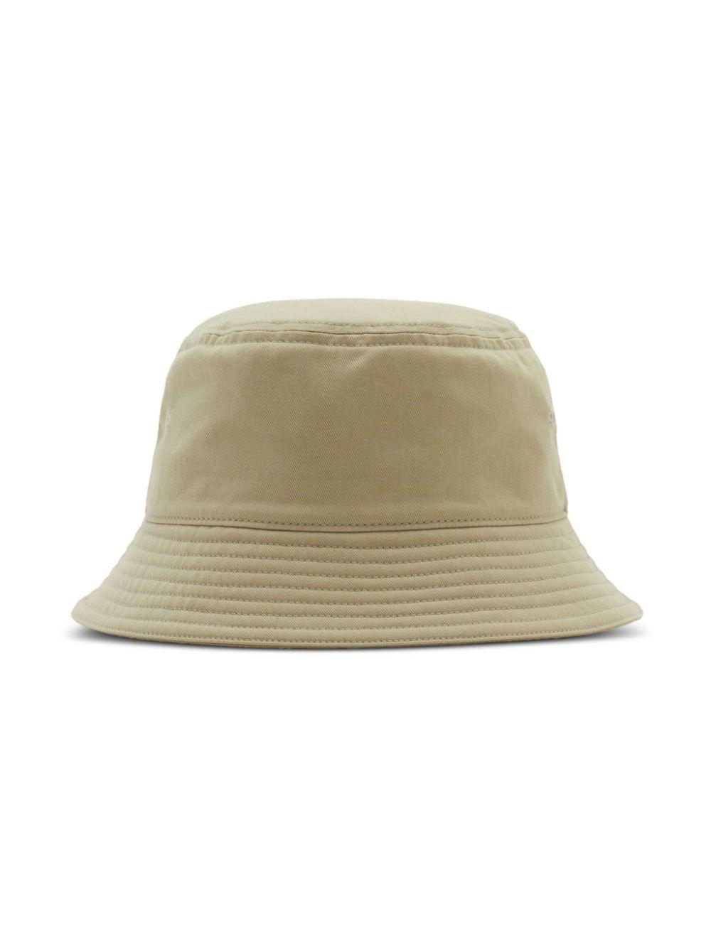 BURBERRY Elegant Beige Cotton Bucket Hat for Men - SleekGait