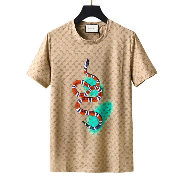 Gucci T-Shirt Without Collar 'Beige' - SleekGait