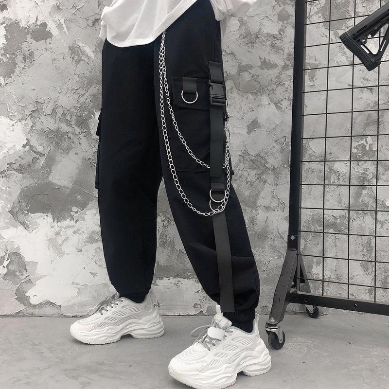 High Street Hip-hop Loose-fitting Cargo Slacks - SleekGait