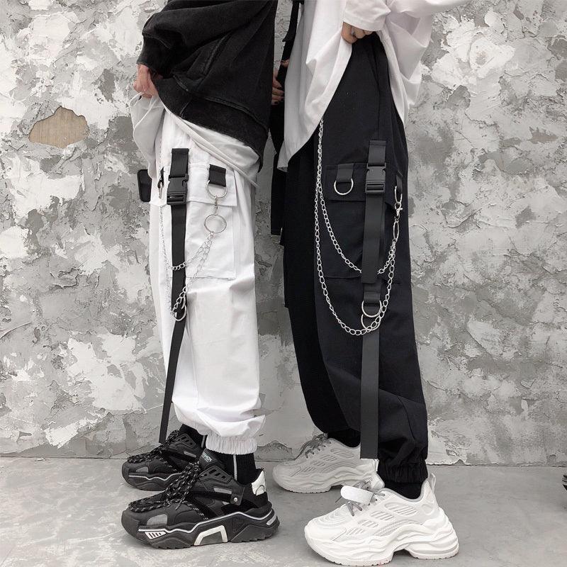 High Street Hip-hop Loose-fitting Cargo Slacks - SleekGait