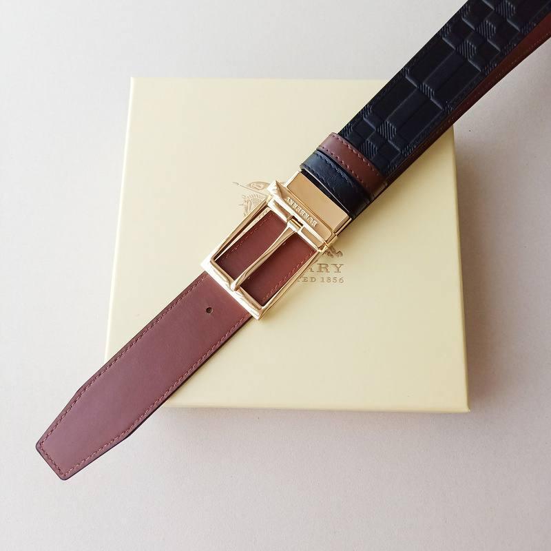 Burberry Leather Vintage Belt 'Black' - SleekGait