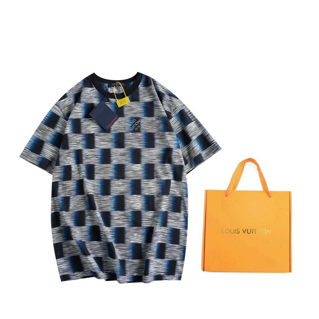 Louis Vuitton Damier T-Shirt Without Collar - SleekGait