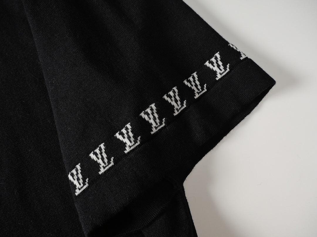 Louis Vuitton T-Shirt Without Collar 'Black' - SleekGait