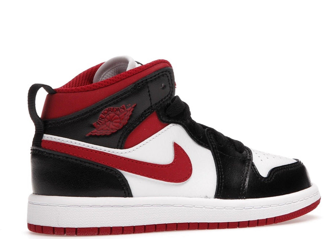 Air Jordan 1 Mid TD 'Black Gym Red' - SleekGait