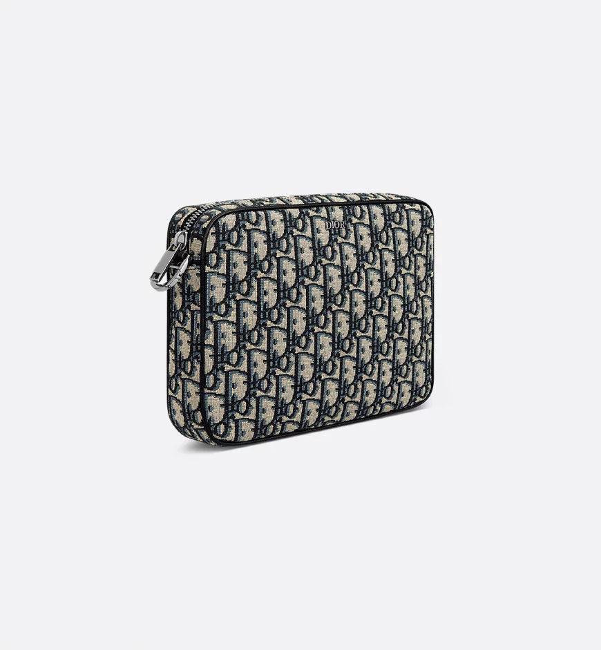 Dior Saddle Triple Pouch Black Dior Oblique Jacquard - SleekGait