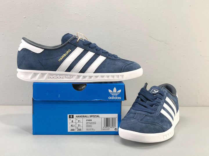 Adidas Originals Hamburg 'Dark Blue White' - SleekGait