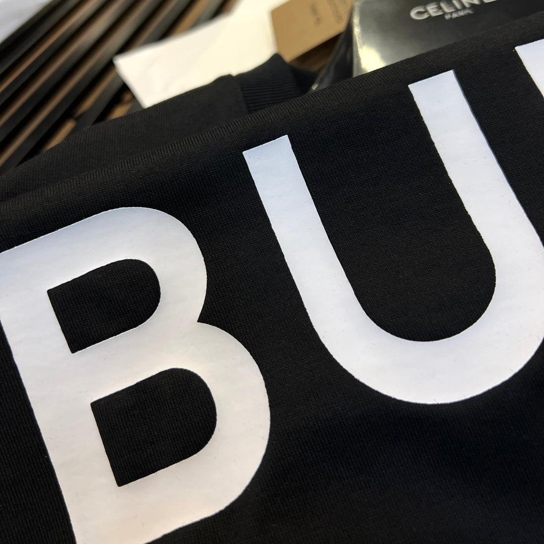 Burberry Black T-Shirt Without Collar - SleekGait