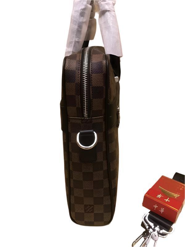 Louis Vuitton Brown Monogram Giant Empreinte Leather Onthego MM Men Bag - SleekGait