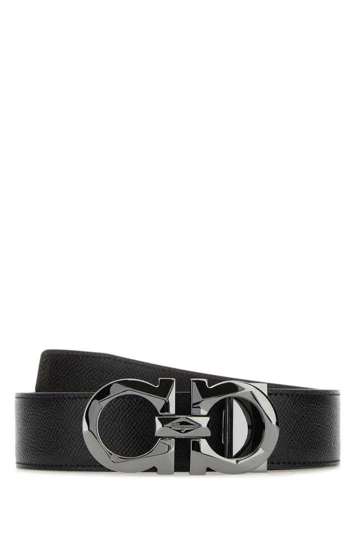 Ferragamo Men's Classic Leather Belt - 3.5 cm Height - SleekGait