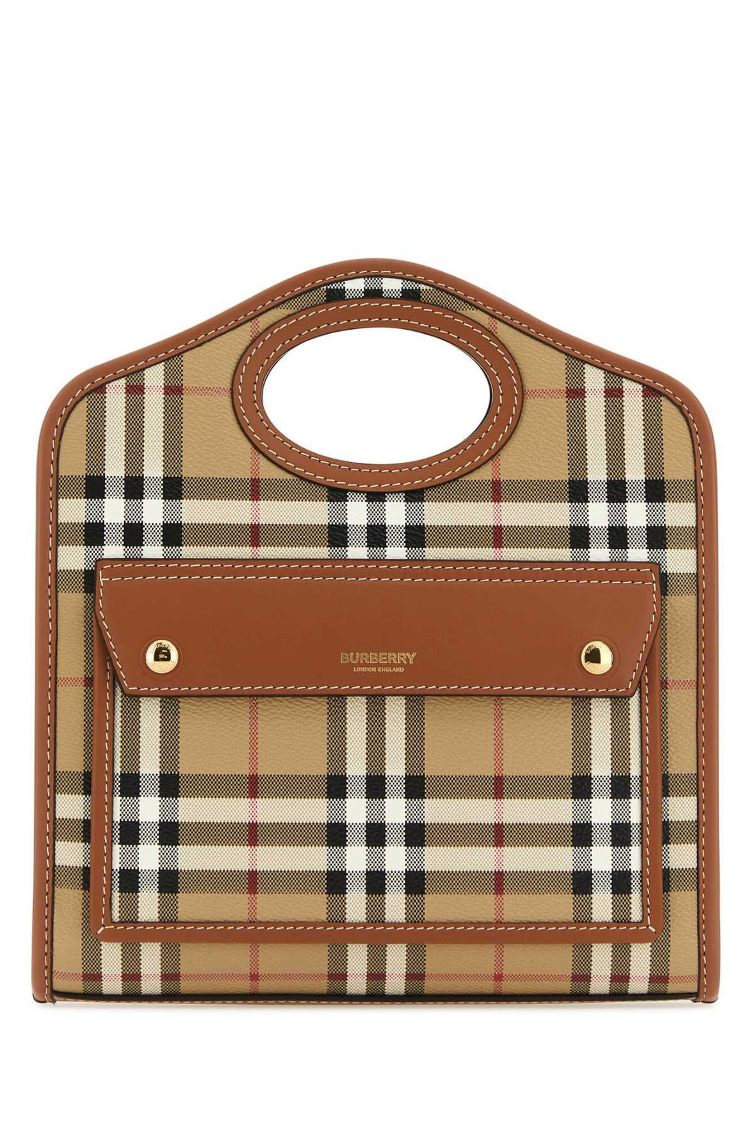 BURBERRY Mini Pocket Handbag - Chic Print Design - SleekGait