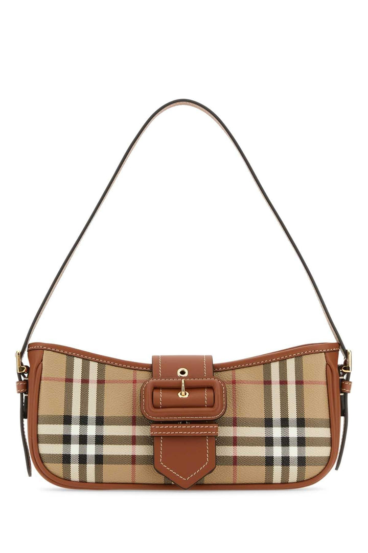 BURBERRY Mini Printed Canvas Sling Handbag - SleekGait