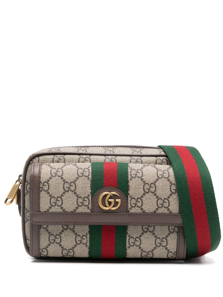 Gucci Grey GG Supreme Super Mini Bag