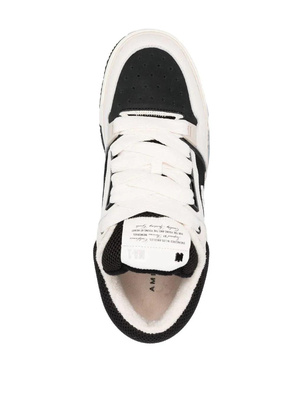 Amiri MA-1 Sneakers Black & White - SleekGait