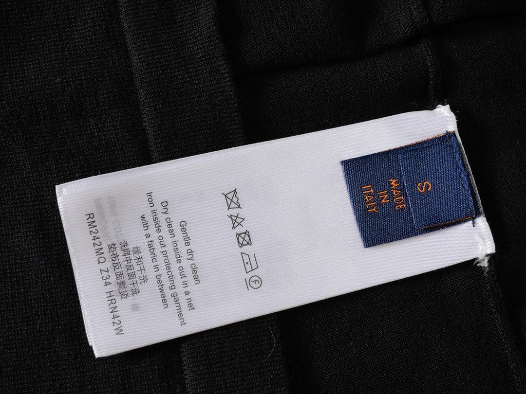 Louis Vuitton T-Shirt Without Collar 'Black' - SleekGait