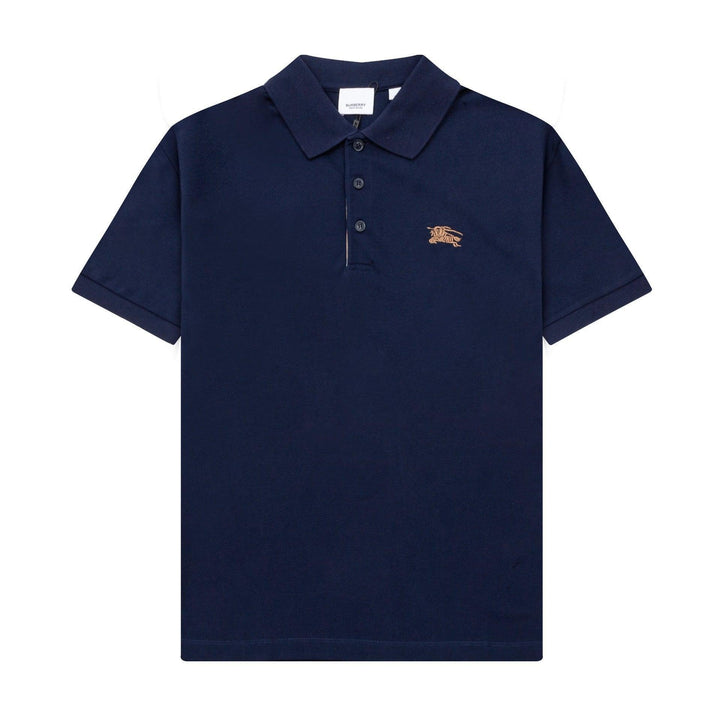 Burberry Blue T-Shirt With Collar - SleekGait