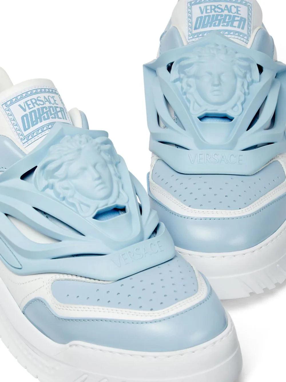Versace Odissea Medusa leather sneakers - SleekGait