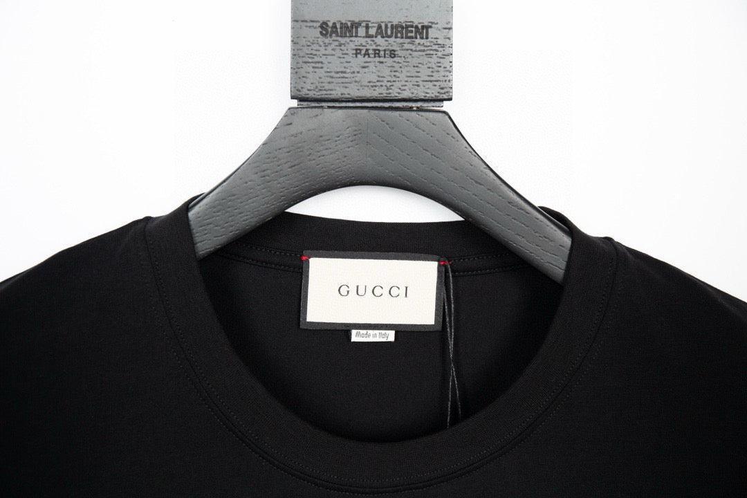 Gucci T-Shirt Without Collar 'Black' - SleekGait