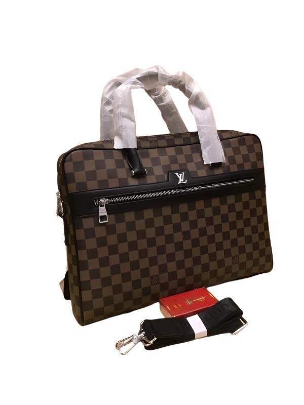 Louis Vuitton Brown Monogram Giant Empreinte Leather Onthego MM Men Bag - SleekGait