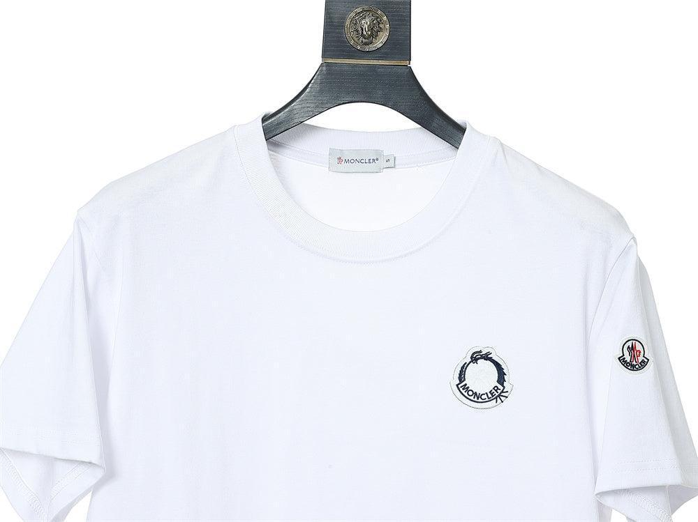 Moncler T-Shirt Without Collar 'White' - SleekGait