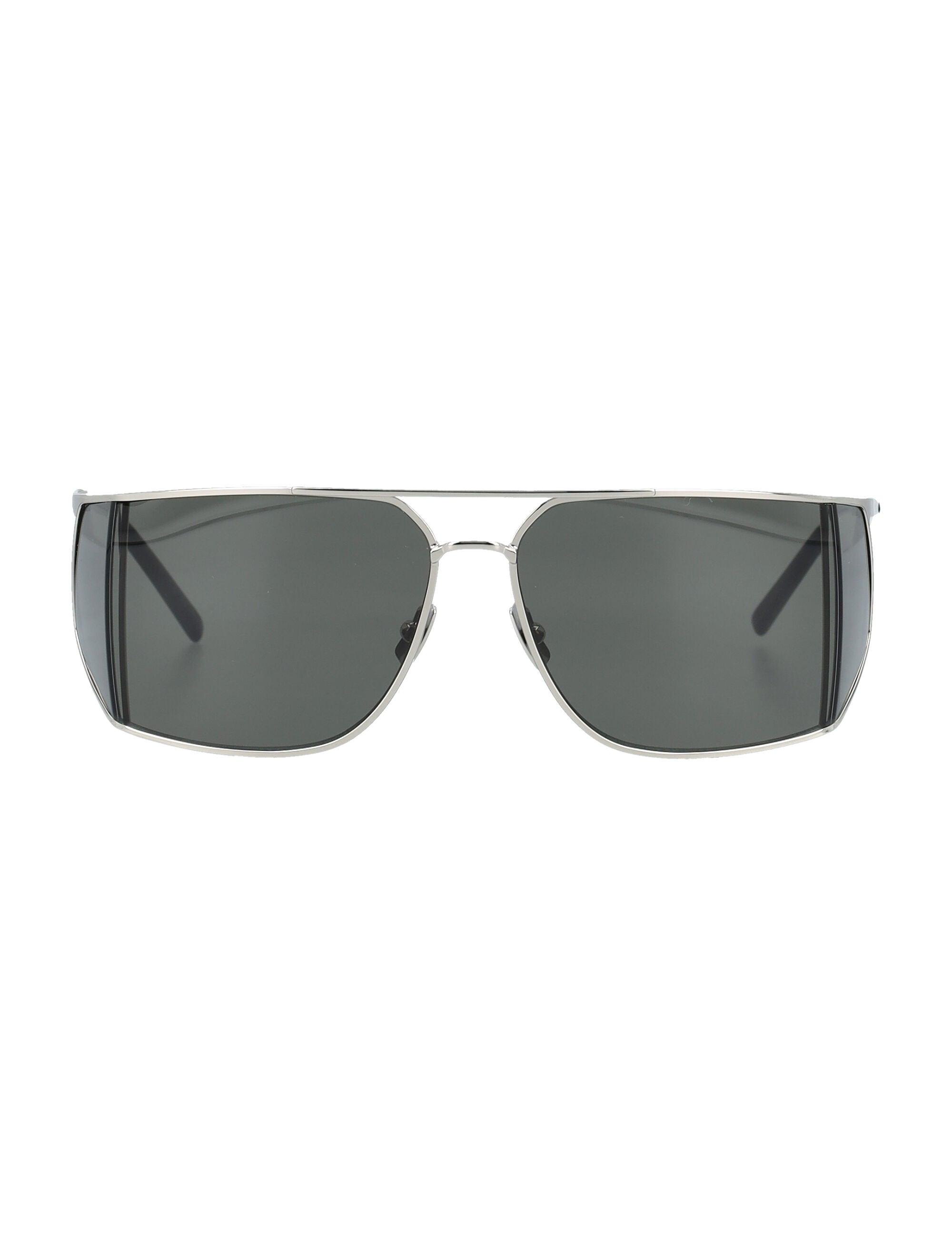 SAINT LAURENT Aviator Wrap-Around Sunglasses with Double Bridge - SleekGait