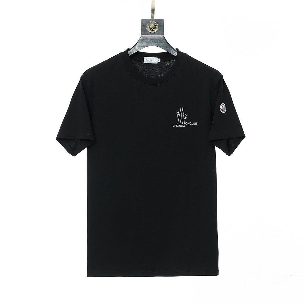 Moncler T-Shirt Without Collar 'Black' - SleekGait