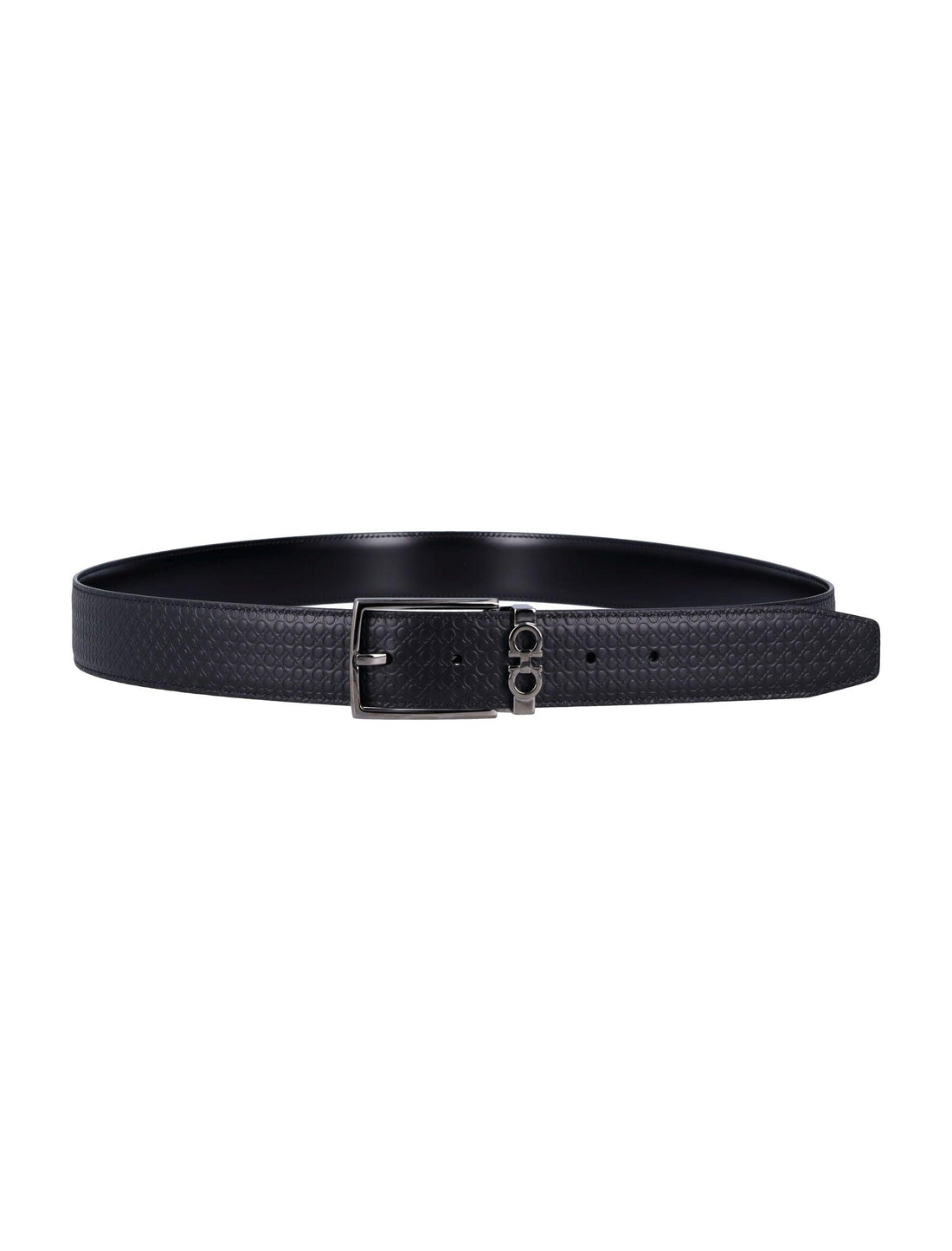 Ferragamo Reversible Adjustable Gancini Hook Belt 3.5 cm - SleekGait