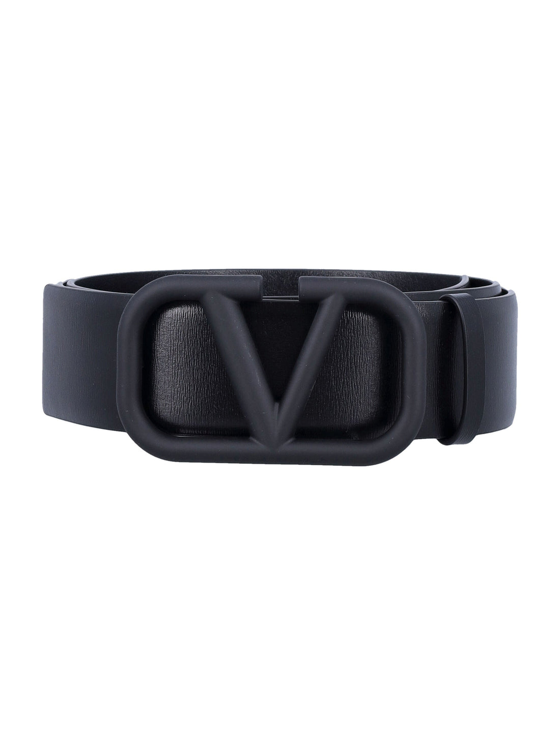 VALENTINO GARAVANI Signature Leather Belt with Vlogo Buckle - 4cm - SleekGait