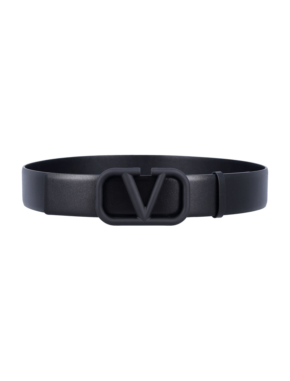 VALENTINO GARAVANI Signature Leather Belt with Vlogo Buckle - 4cm - SleekGait