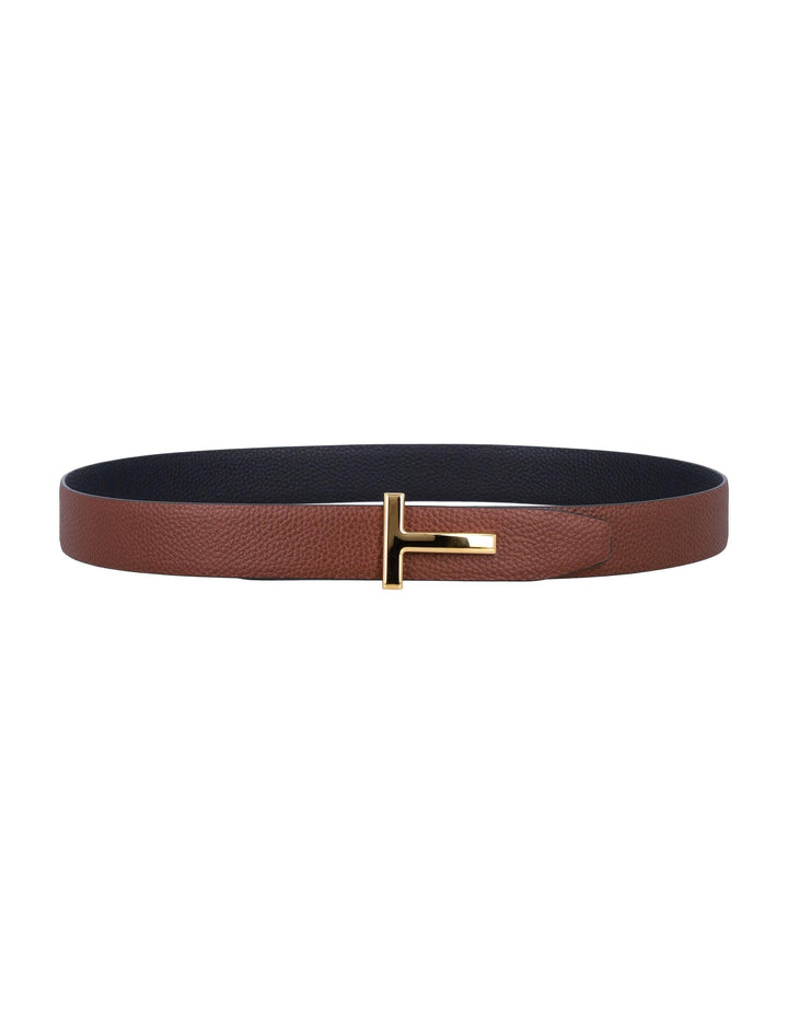 TOM FORD Mini Grain Leather Reversible Icon Belt - SleekGait