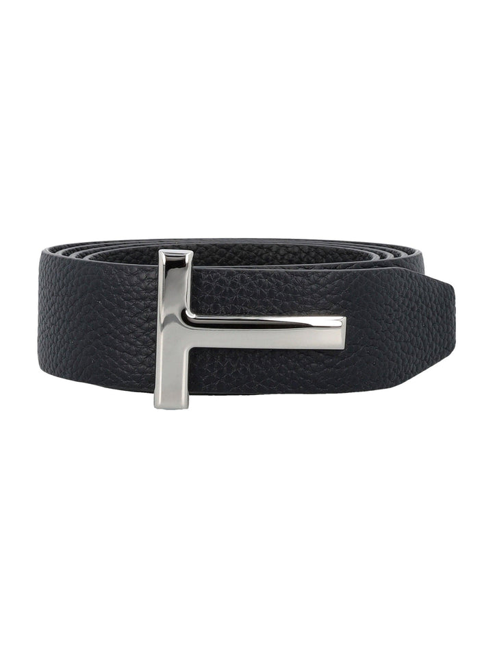 TOM FORD Reversible Grainy Leather Belt - 3cm Height - SleekGait