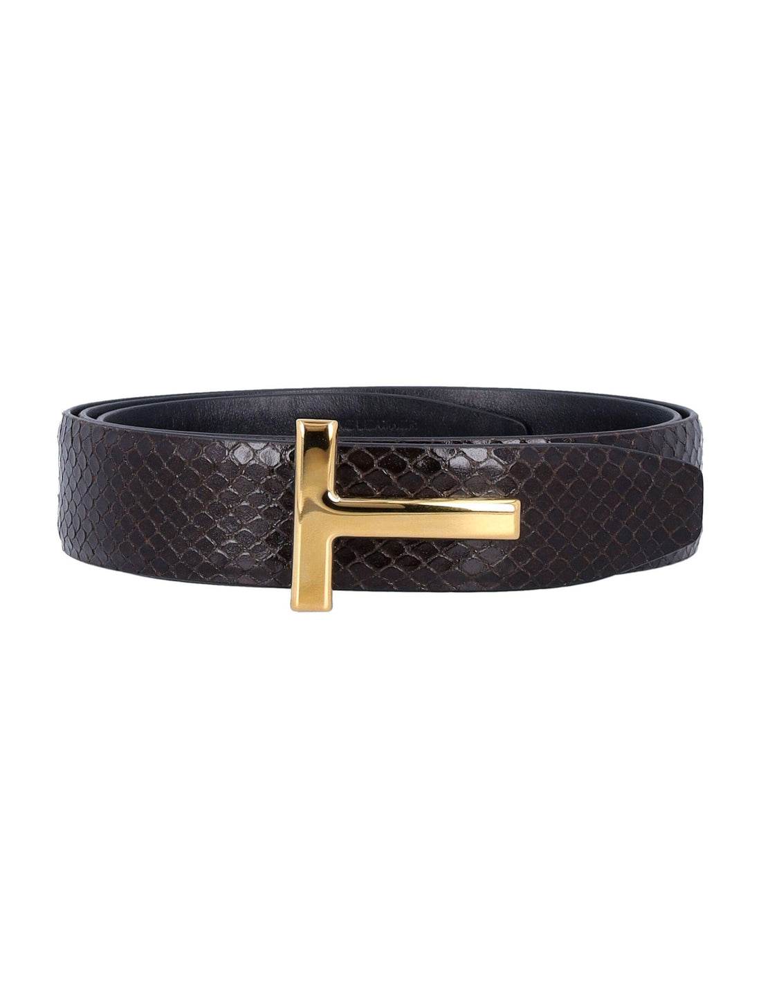 TOM FORD Printed Python Effect Belt - 3 cm Height - SleekGait