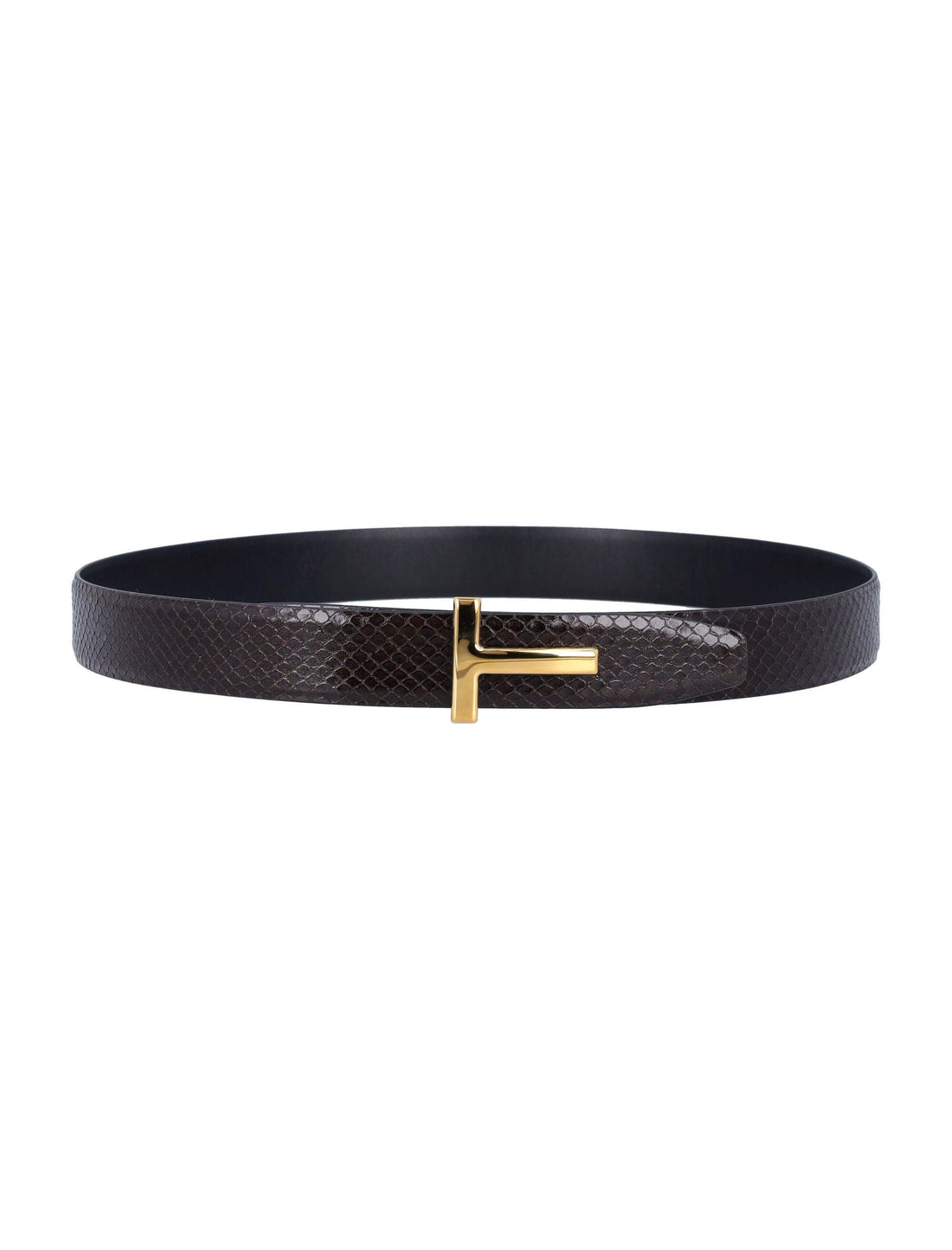 TOM FORD Printed Python Effect Belt - 3 cm Height - SleekGait