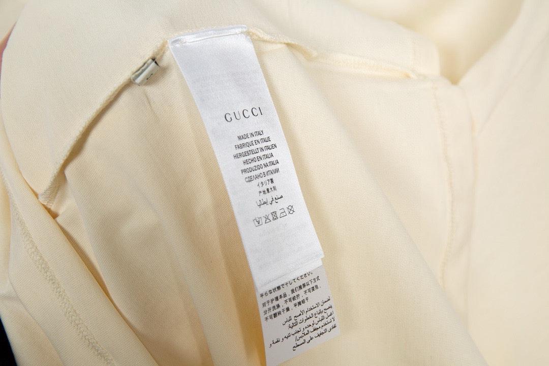 Gucci T-Shirt Without Collar 'Beige' - SleekGait