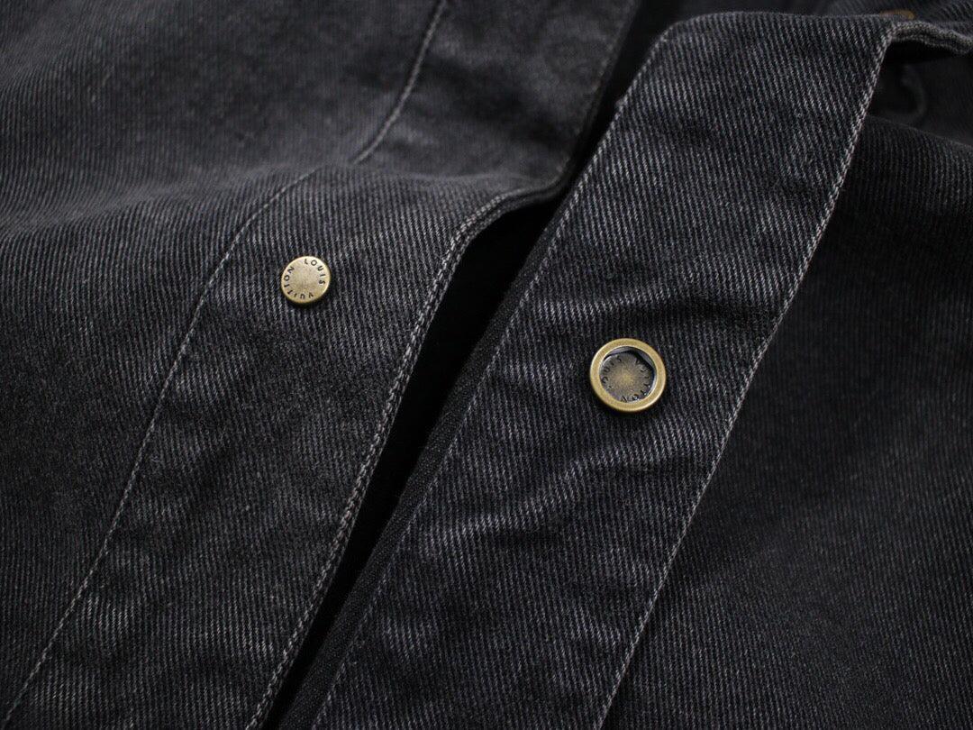 Louis Vuitton Denim Overshirt Black - SleekGait