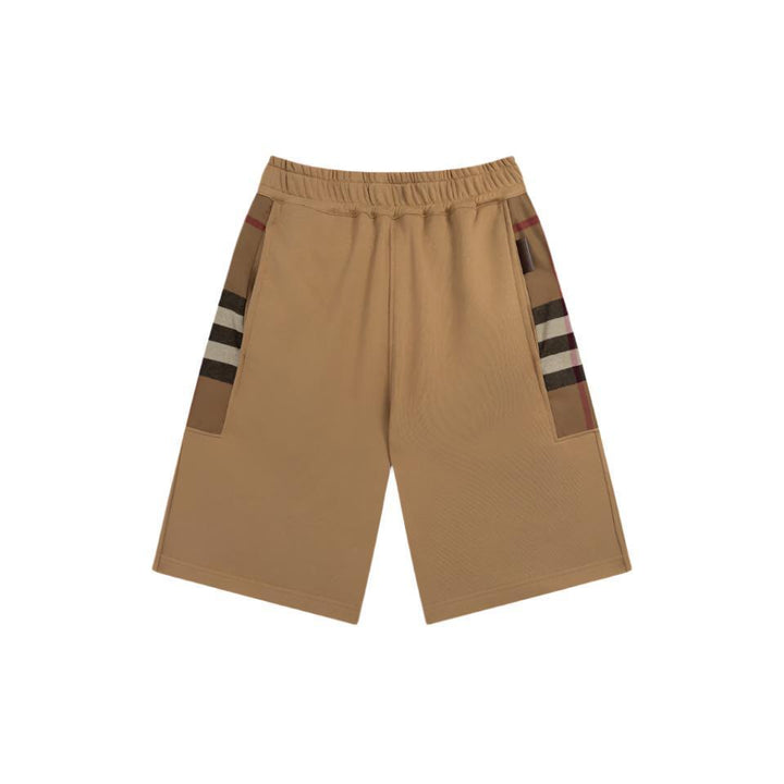 Burberry Men's Striped Cotton Knit Basketball Shorts 'Beige' - SleekGait