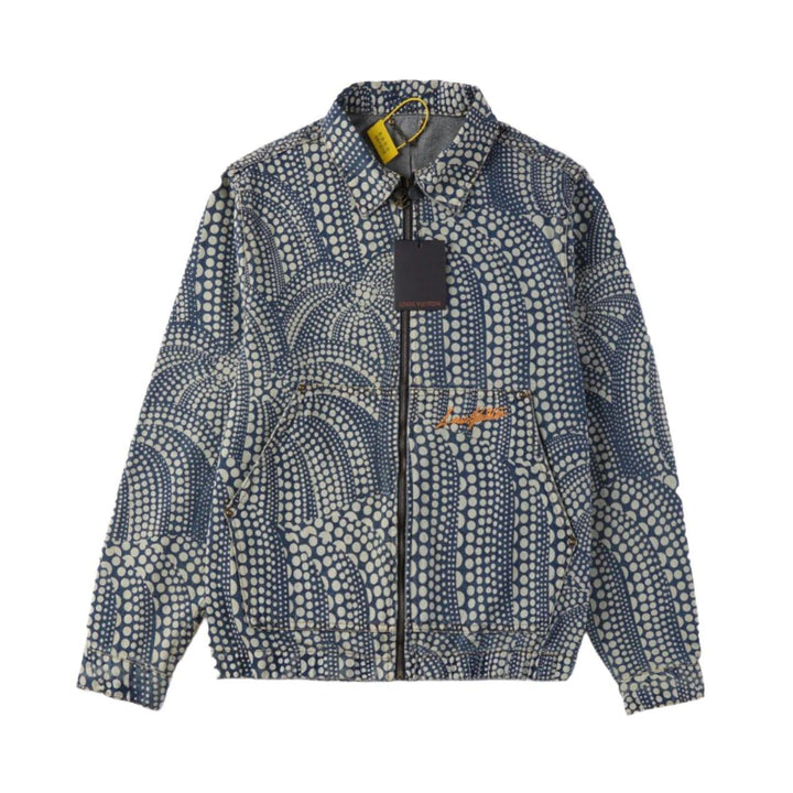 Louis Vuitton LV x YK All Over Pumpkin Denim Blouson Jacket