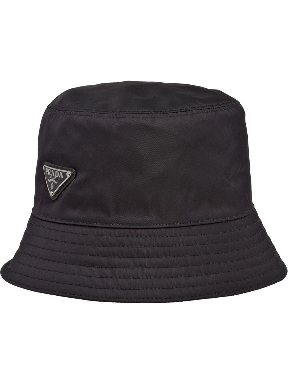 PRADA Recycled Polyamide Bucket Hat for Men - SleekGait